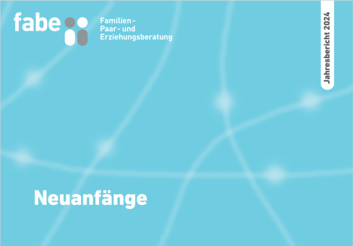 Cover: Zuhören. Jahresbericht 2025 der Familien-, Paar- und Erziehungsberatung Basel.